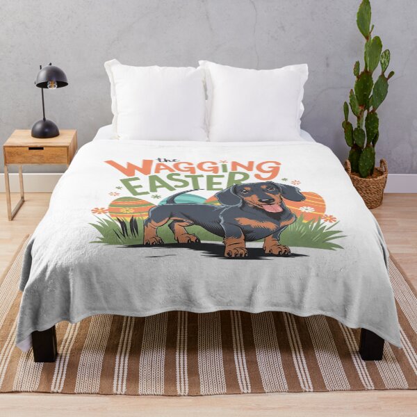 Item preview, Dachshund Easter - The Wagging Easter designed and sold by GRABAPSHOP.