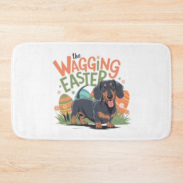 Item preview, Dachshund Easter - The Wagging Easter designed and sold by GRABAPSHOP.