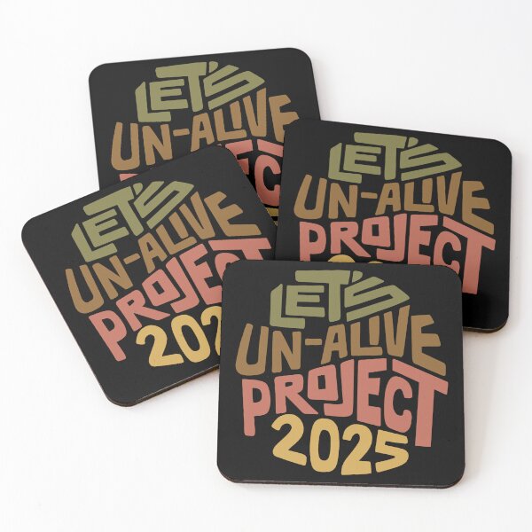 Item preview, Let's Un-Alive Project 2025 Word Art designed and sold by Unhinged Heather.
