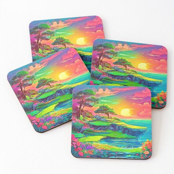 Item preview, Sunset Cliff Paradise Art designed and sold by Health And Fitness Posts e-Store.