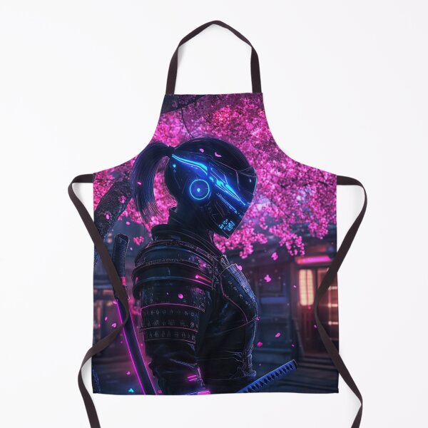 Item preview, Cybernetic Samurai Under Sakura Glow designed and sold by ArctiveStudio.
