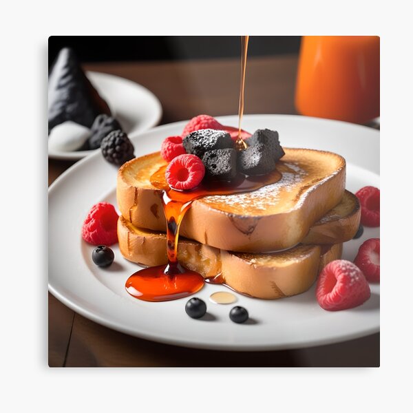 Aperçu de l'œuvre Pain perdu couvert de sirop et de pierre volcanique créée et vendue par stableImaginarium.