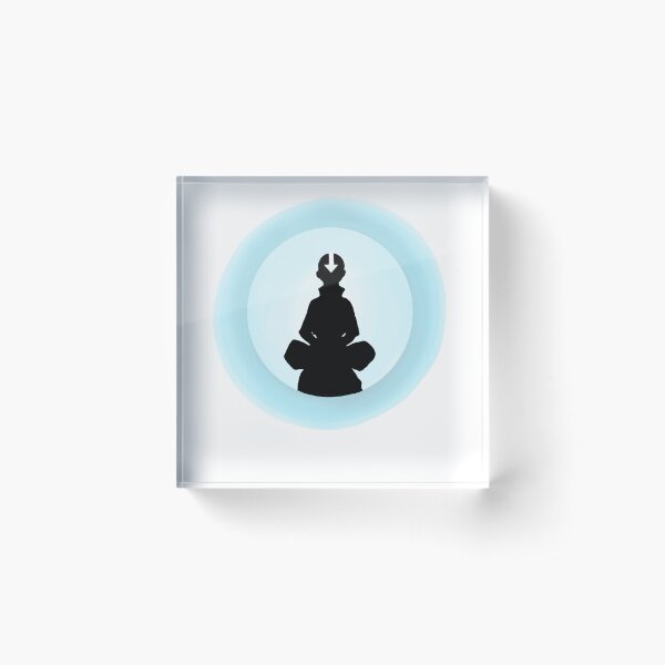 Vista previa del artículo con la obra «Avatar Aang del Aura Azul», diseñado y vendido por marixdigital.