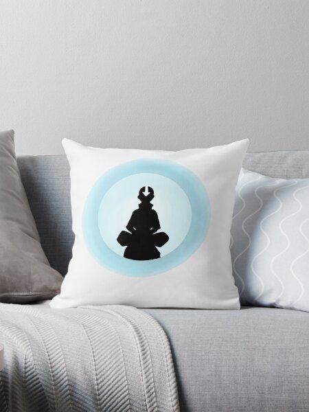 Vista previa del artículo con la obra «Avatar Aang del Aura Azul», diseñado y vendido por marixdigital.