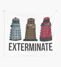 Daleks through the Years Wall Tapestry