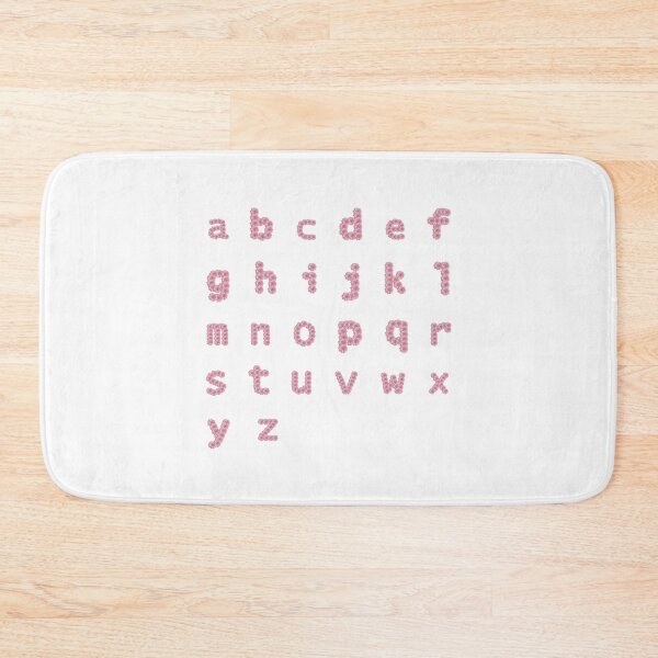 Item preview, Pink Flower Letters Alphabet Sticker Pack designed and sold by ellenhenry.