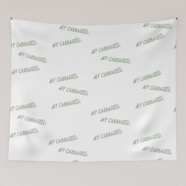 Item preview, my cabbages meme quote designed and sold by marixdigital.