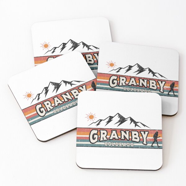 Item preview, Granby Colorado Retro Mountain Backpacking Design designed and sold by EpochFusion.