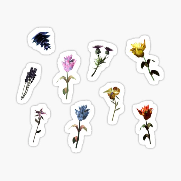 Item preview, skyrim flowers  designed and sold by 92brick.