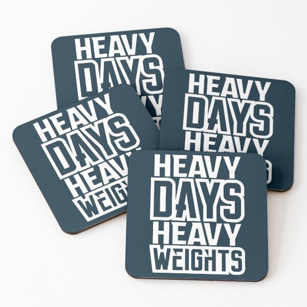 Item preview, Heavy Days Heavy Weights Motivation Gym lover Gift designed and sold by Plant On Demand.