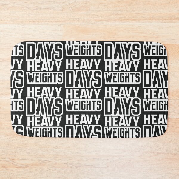Item preview, Heavy Days Heavy Weights Motivation Gym lover Gift designed and sold by Plant On Demand.
