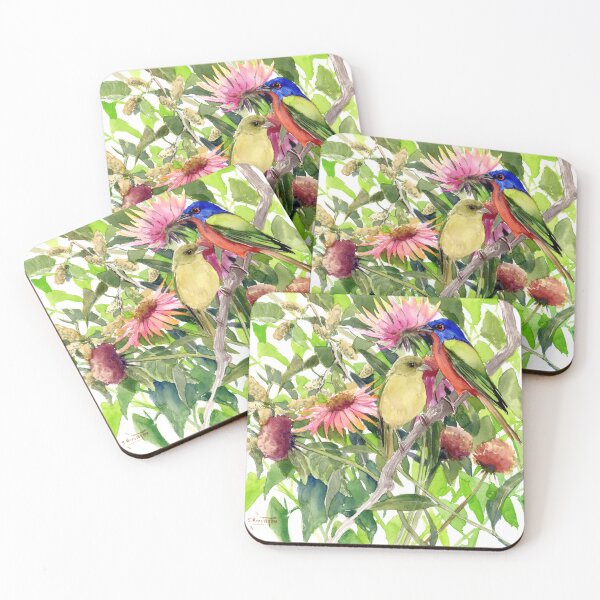 Item preview, Painted Bunting Birds in the Wild designed and sold by surenart.