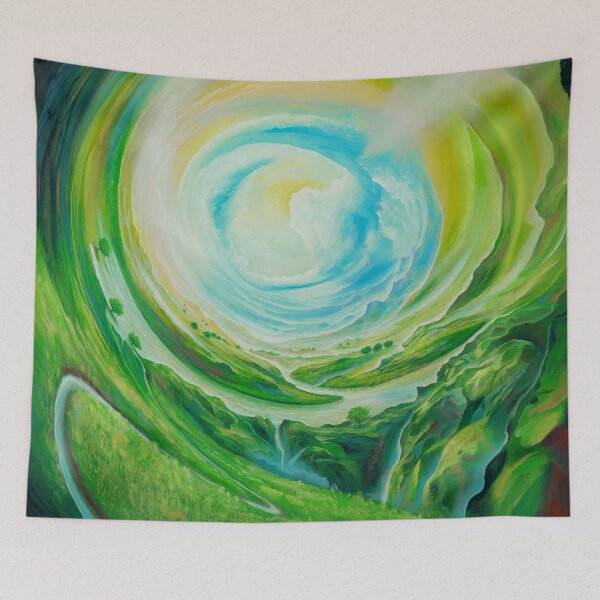 Item preview, World in Motion - World in the Shape of a Spiral designed and sold by art paintings.