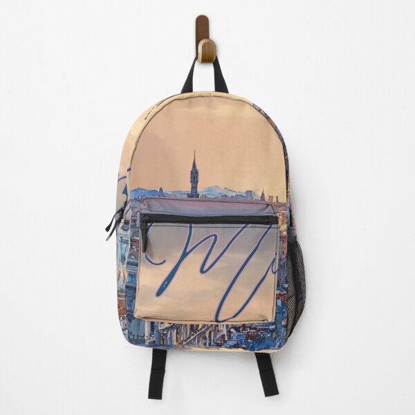Item preview, Milan Skyline Watercolor Art designed and sold by TuncGK.