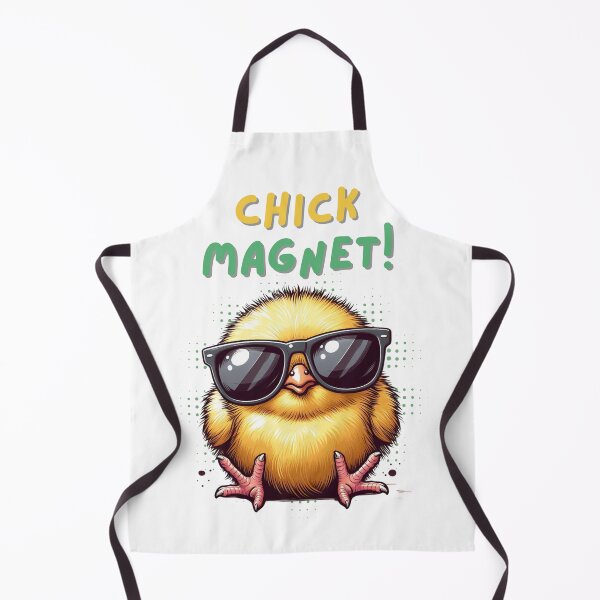 Item preview, Funny Cartoon Chick Magnet designed and sold by fabledesigncompany.