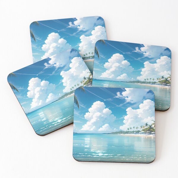 Item preview, Endless Blue – A Perfect Beach Day designed and sold by Artistic canvas store.