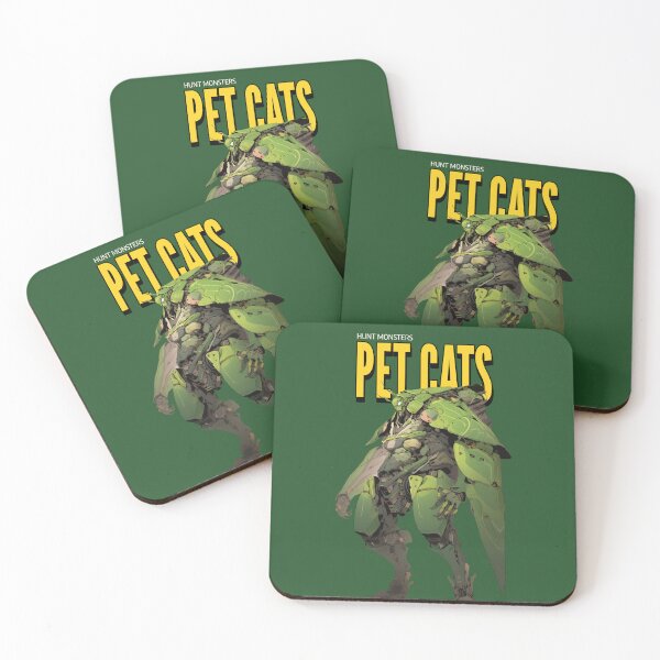 Item preview, Hunt Monsters, Pet Cats(Green) designed and sold by Lilmoo31.