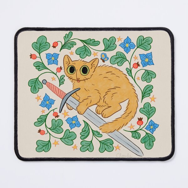 Item preview, Medieval Cat designed and sold by hellocloudy.