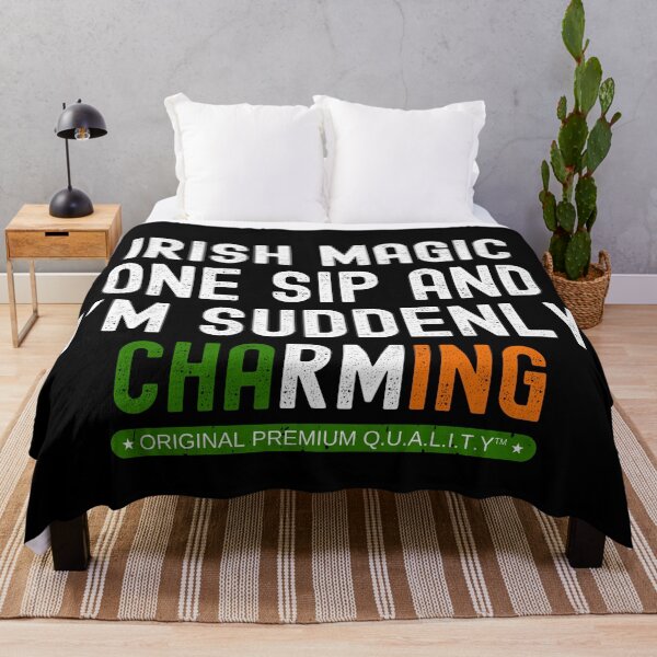 Item preview, St. Patrick's Day Shirt – Irish Magic: One Sip and I'm Suddenly Charming designed and sold by relso.
