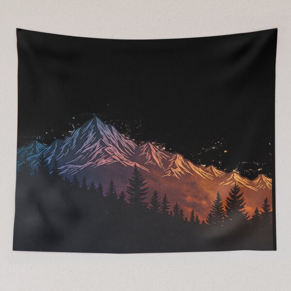 Item preview, Bold Mountain Silhouettes Design designed and sold by saeedsho.