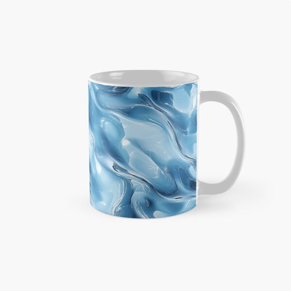 Item preview, Liquid Blue Abstract Marble Texture designed and sold by InkInduldge.