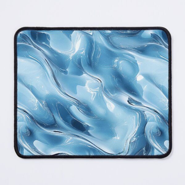 Item preview, Liquid Blue Abstract Marble Texture designed and sold by InkInduldge.