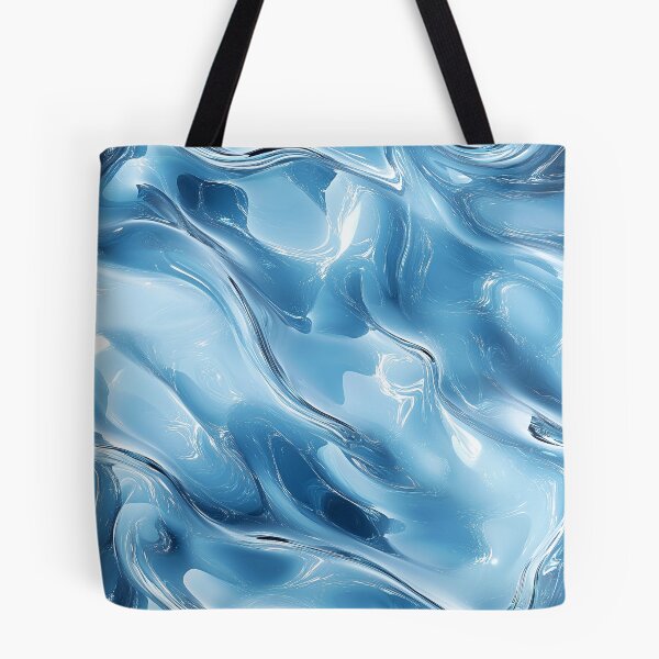 Item preview, Liquid Blue Abstract Marble Texture designed and sold by InkInduldge.