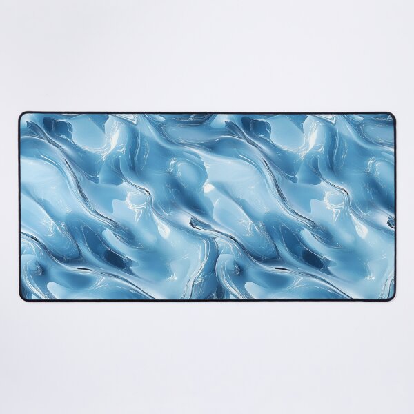 Item preview, Liquid Blue Abstract Marble Texture designed and sold by InkInduldge.