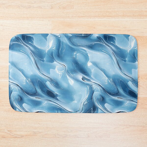 Item preview, Liquid Blue Abstract Marble Texture designed and sold by InkInduldge.