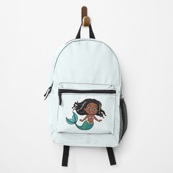 Item preview, Kawaii Cartoon Black Haired Girl Mermaid designed and sold by hannah01789.