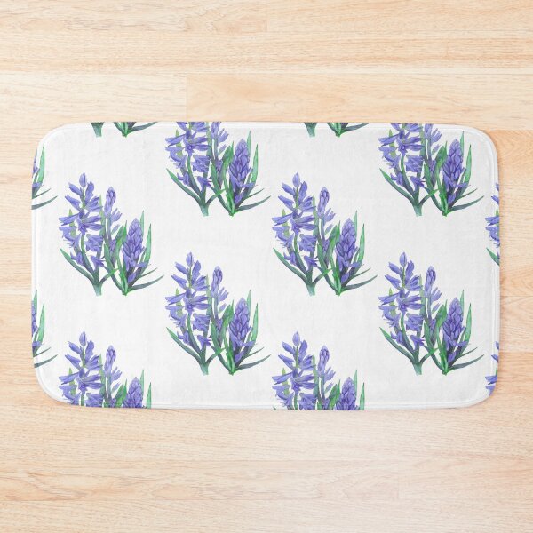 Item preview, Blue hyacinths watercolour painting artwork.  designed and sold by esvb.