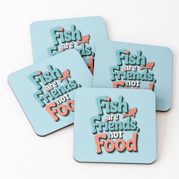 Item preview, Fish Are Friends, Not Food – Cute & Funny Ocean & Pet Lover Design designed and sold by Petpixy.