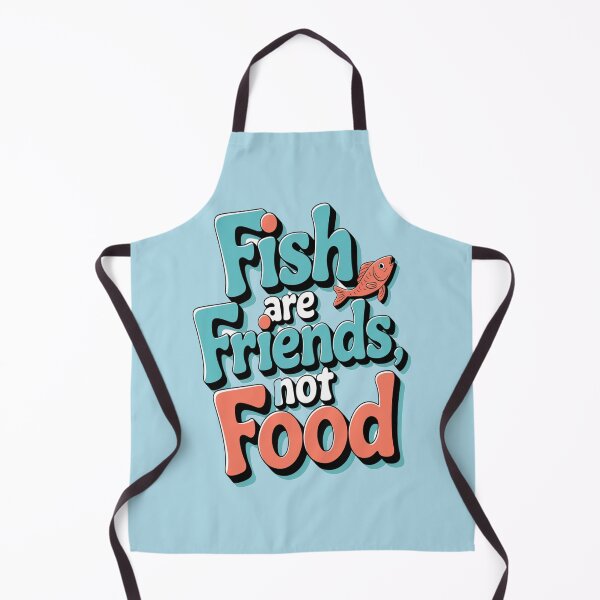 Item preview, Fish Are Friends, Not Food – Cute & Funny Ocean & Pet Lover Design designed and sold by Petpixy.