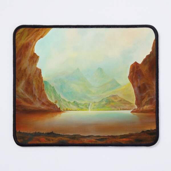 Item preview, View - a view of a distant mountain range designed and sold by art paintings.