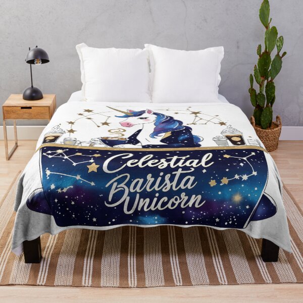 Item preview, Celestial Barista Unicorn: Starry Brew Edition designed and sold by zoughlal.