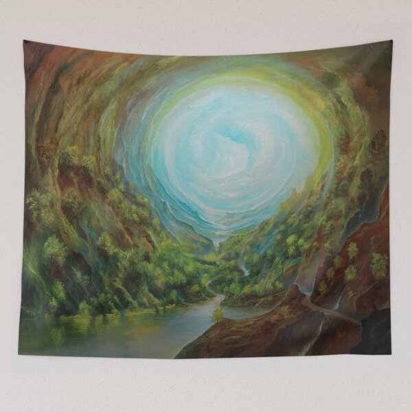 Item preview, Endings - a world with a round gorge designed and sold by art paintings.