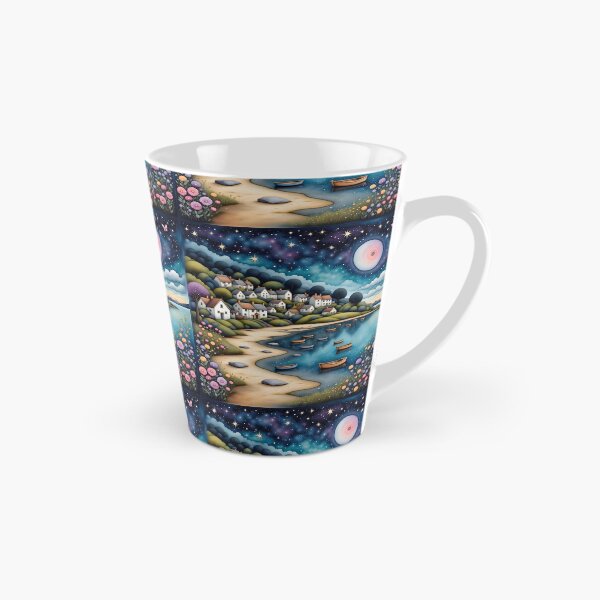 Item preview, Seaside town at night in England designed and sold by Coolparrotgirl.