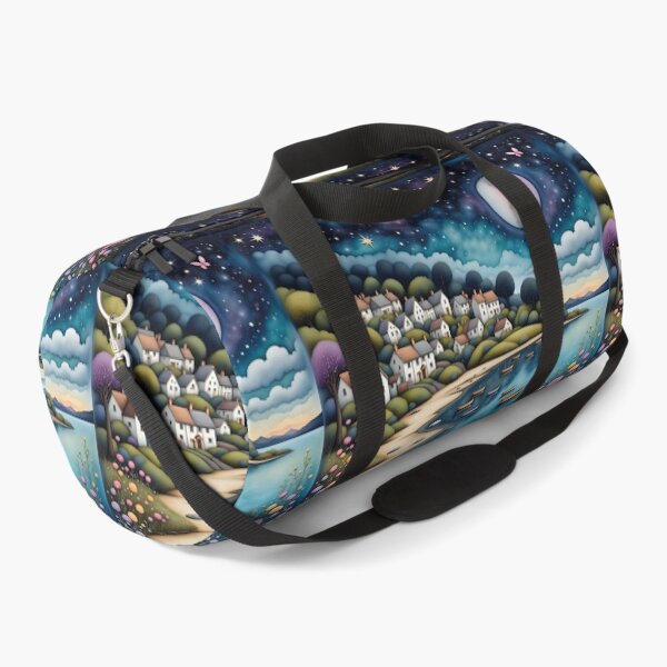 Item preview, Seaside town at night in England designed and sold by Coolparrotgirl.