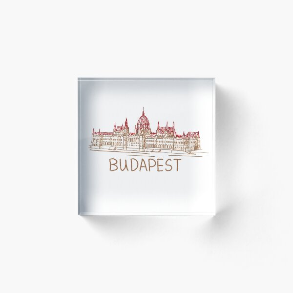 Budapest Hungary Acrylic Block