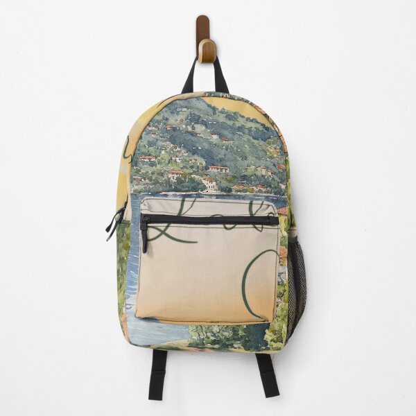 Item preview, Lake Como Watercolor Travel Poster designed and sold by TuncGK.