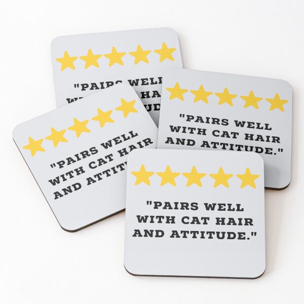 Item preview, Cat Owner / Cat Lover Reviews Funny 5 Star Review #4 designed and sold by Jollys-ArtShop.