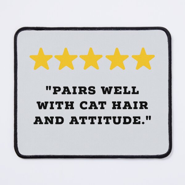 Item preview, Cat Owner / Cat Lover Reviews Funny 5 Star Review #4 designed and sold by Jollys-ArtShop.