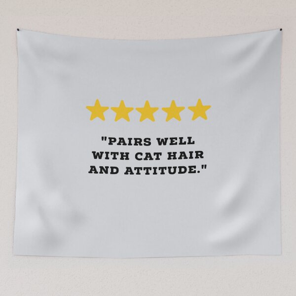 Item preview, Cat Owner / Cat Lover Reviews Funny 5 Star Review #4 designed and sold by Jollys-ArtShop.