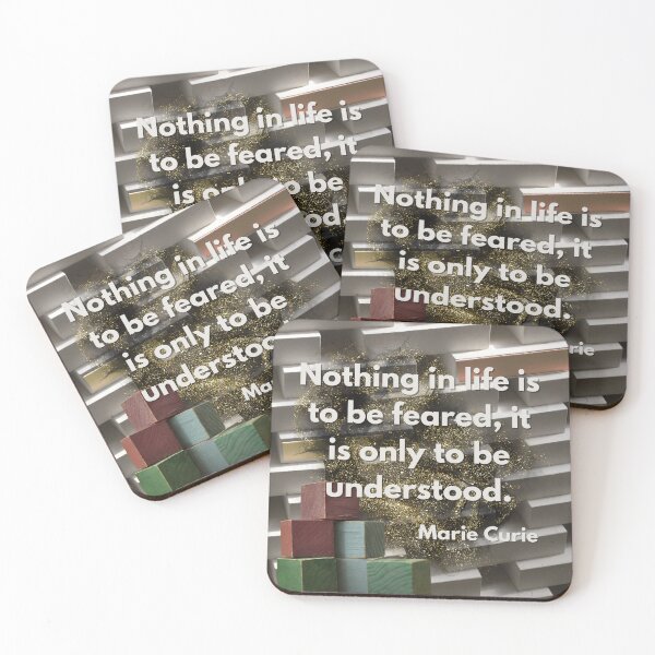 Item preview, Marie Curie Quote designed and sold by DeeFran Designs.