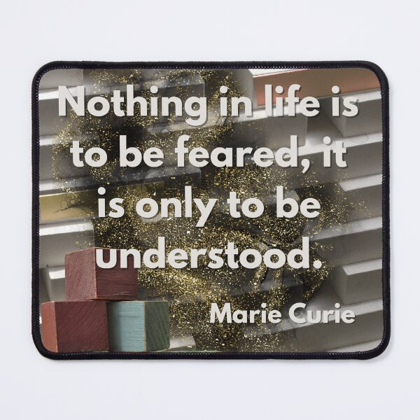 Item preview, Marie Curie Quote designed and sold by DeeFran Designs.
