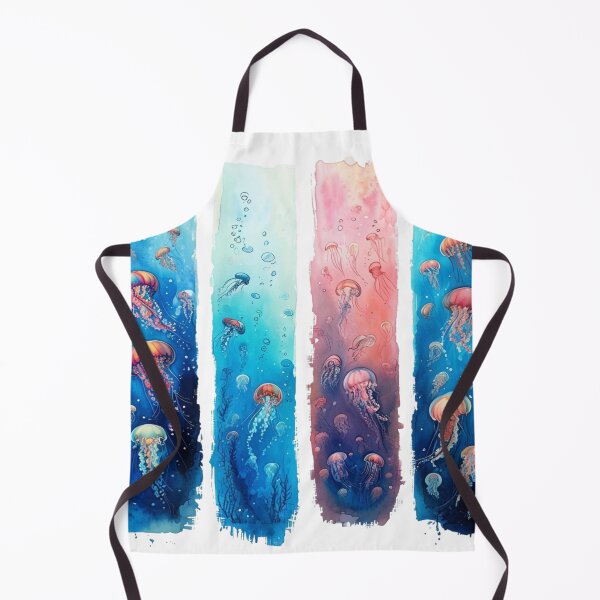 Item preview, Gentle Jellyfish Brushstroke Design designed and sold by ZNDLCO.
