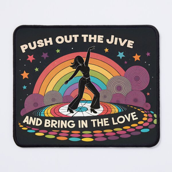 Item preview, Push Out the Jive, Bring in the Love – Psychedelic Vibes designed and sold by HoneyNutCrisis.