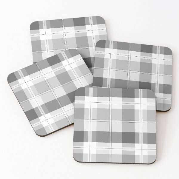 Item preview, Greyscale Plaid Pattern designed and sold by MLB Designs.