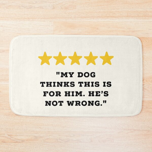 Item preview, Dog Owner / Dog Lover Reviews Funny 5 Star Review #1 designed and sold by Jollys-ArtShop.