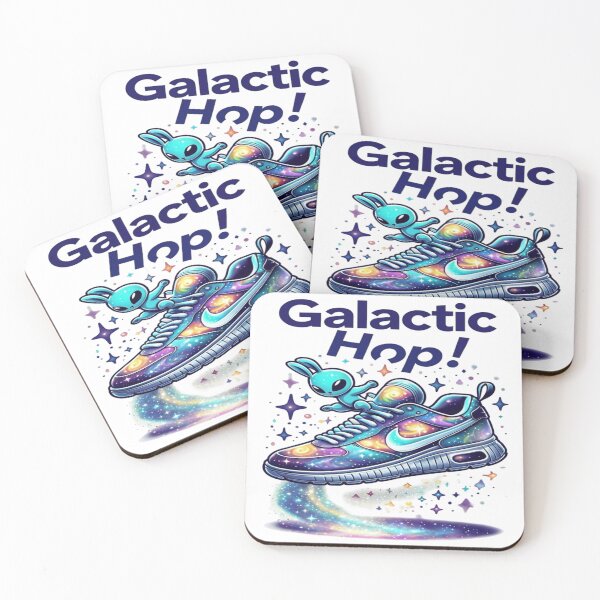 Item preview, Cosmic Sneakers Sticker with Alien Bunny  Premium Cool Trendy Best Gift designed and sold by Imaginarium of Chaos falcon88 .